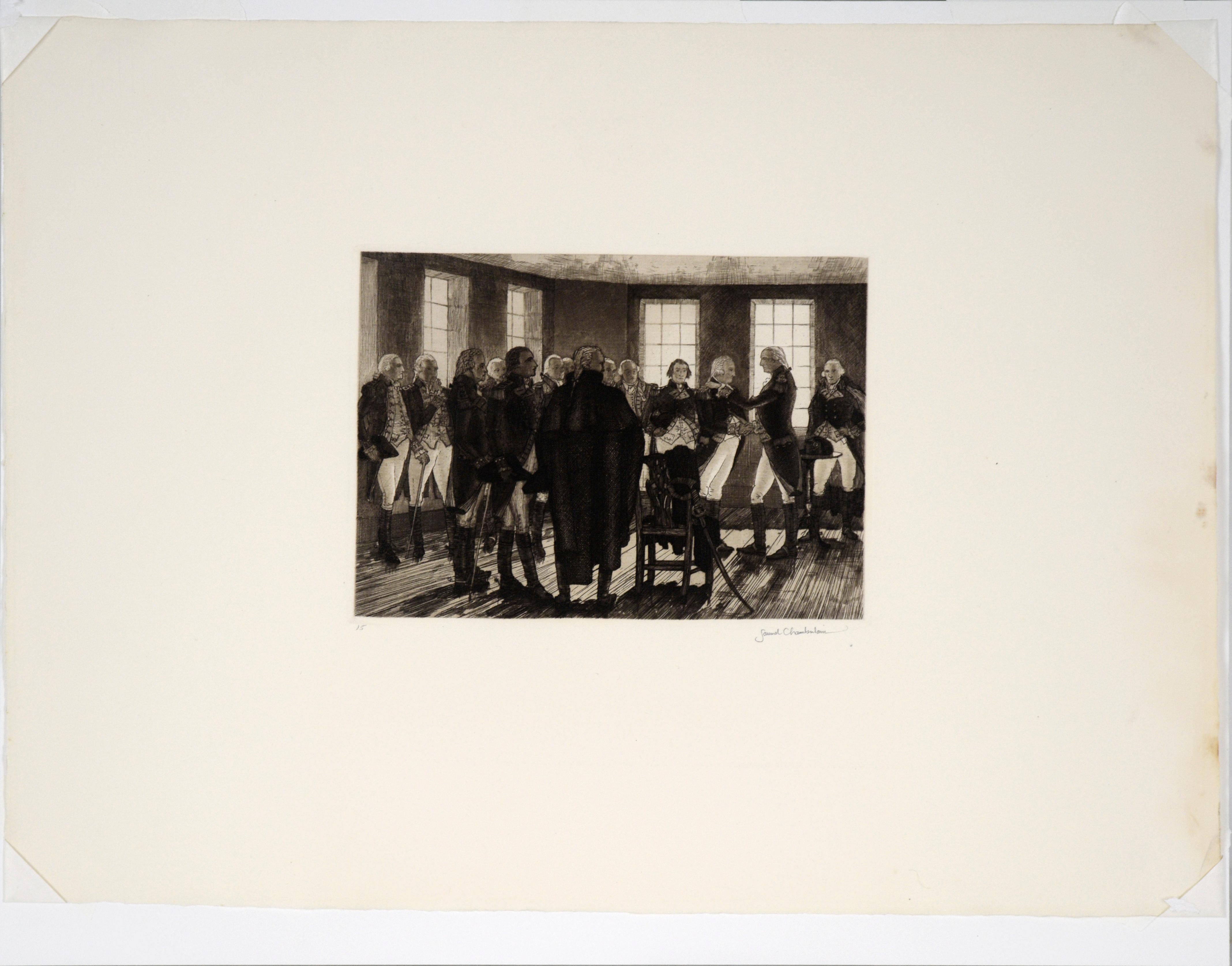 General Washington Saying Farewell to His Officers in Fraunces Tavern, New York For Sale 2
