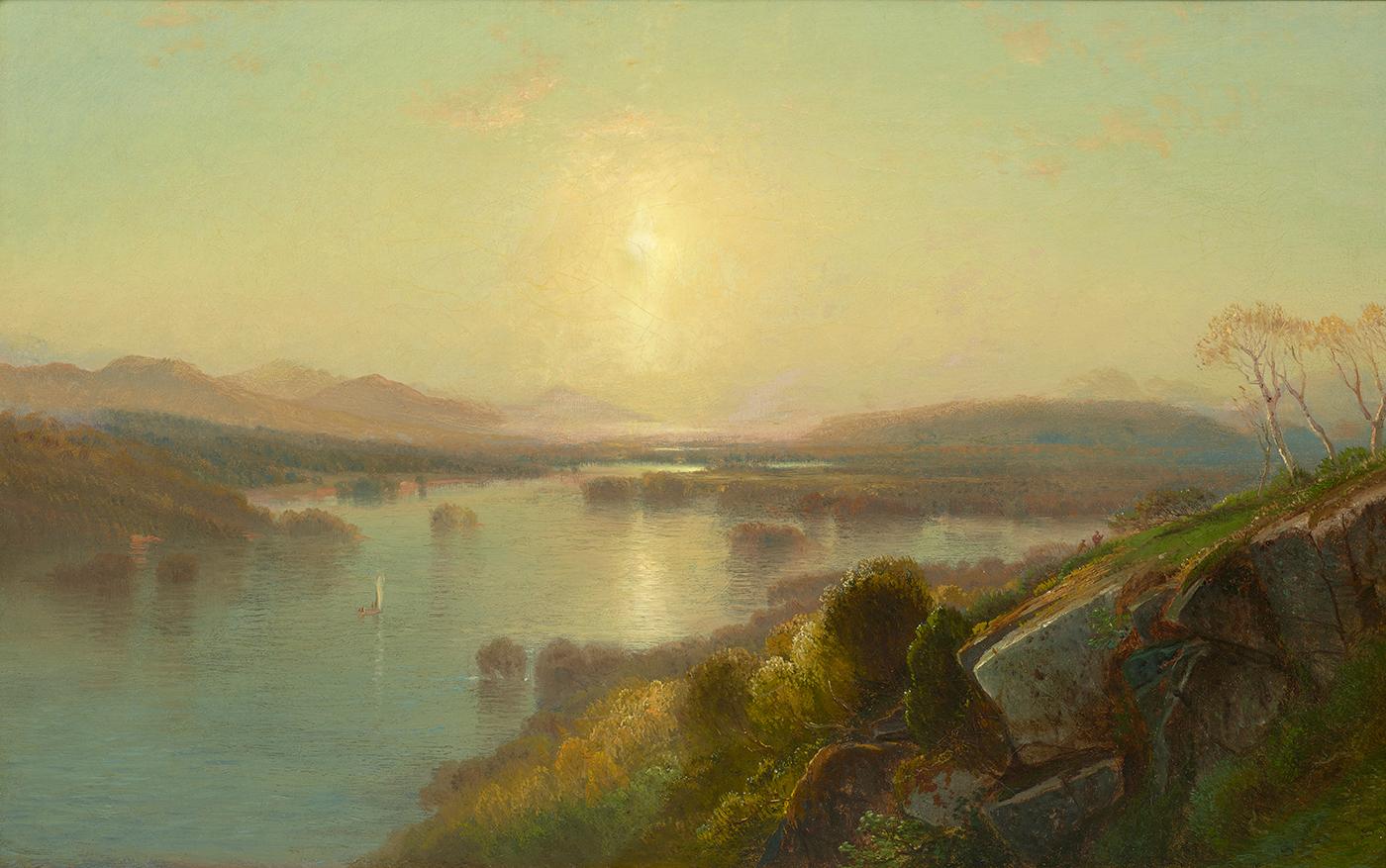Samuel Colman Landscape Painting - Morning, 1859