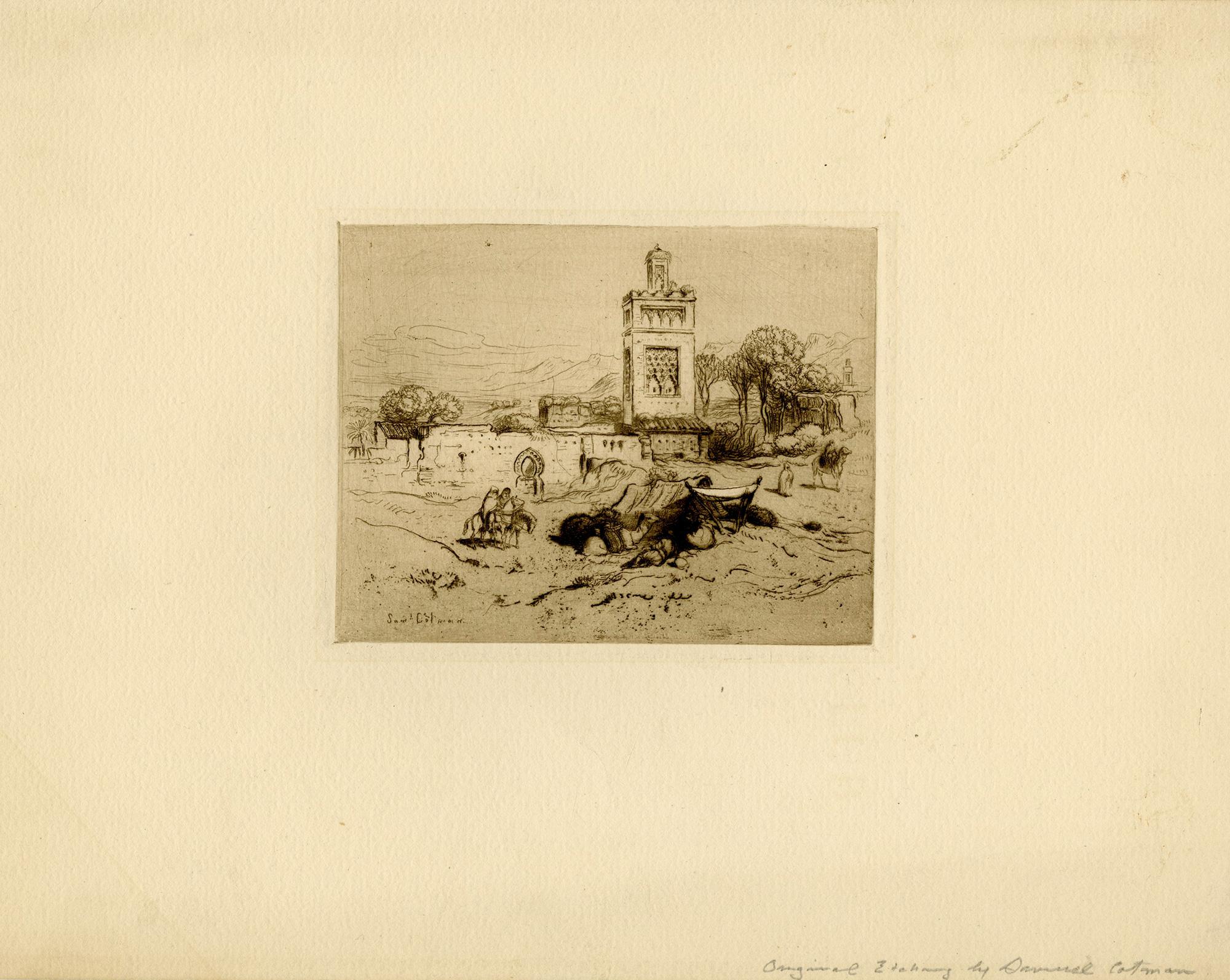 Rovine di una moschea, Tlemciem, Algeria - Print di Samuel Colman