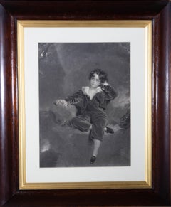 Samuel Cousins after Thomas Lawrence - Fine 1827 Mezzotint, Master Lambton