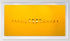 Metamorphosis Yellow - 21st Century, Contemporary Figurative, Golden Butterflies