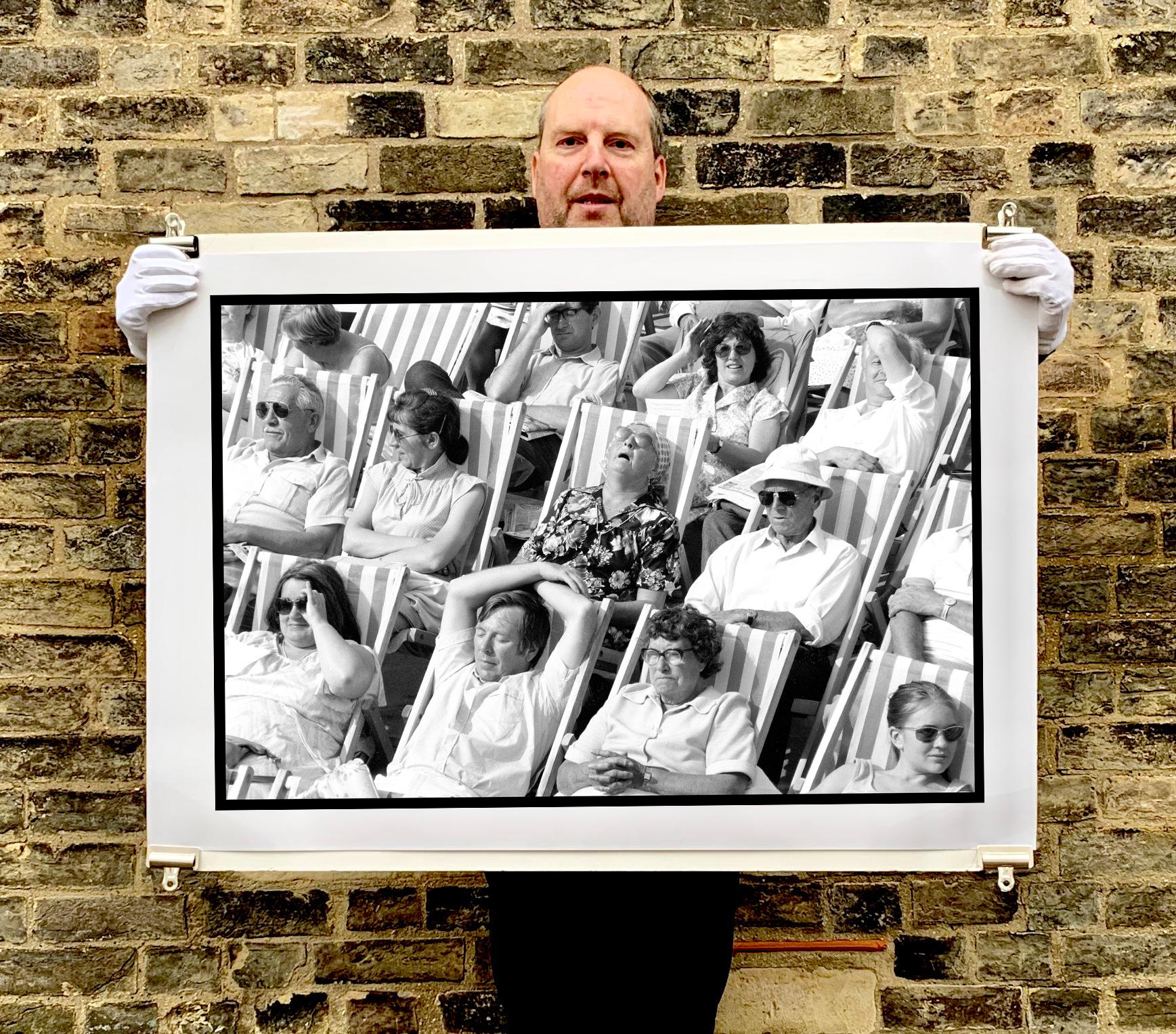 Bandstand I, Eastbourne - Black and White Vintage Portrait Photography - Print by Samuel Field