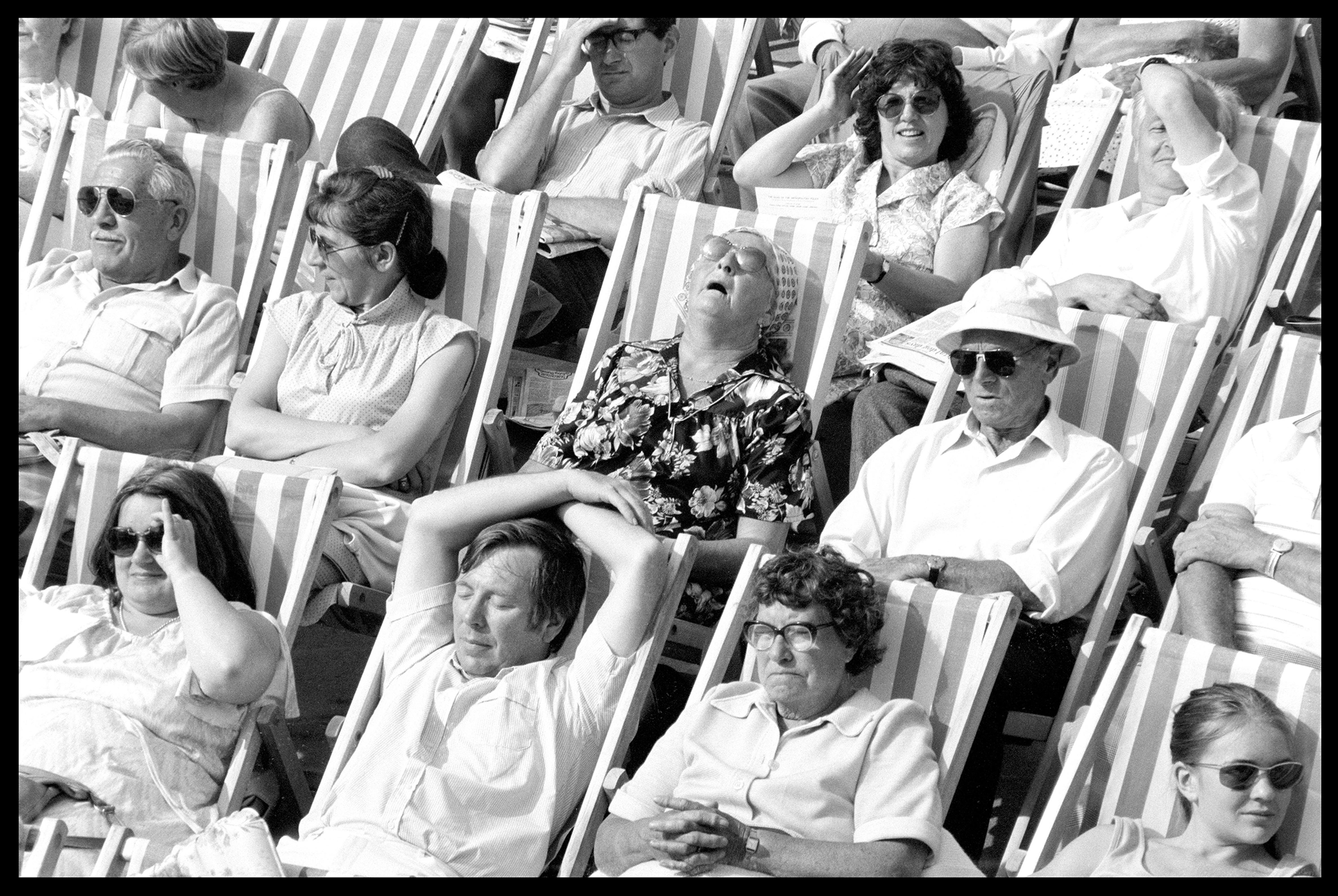 Samuel Field Black and White Photograph - Bandstand I, Eastbourne, UK - Black and White Vintage Photography