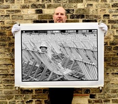 Bandstand III, Eastbourne - Black and White Vintage Portrait Photography