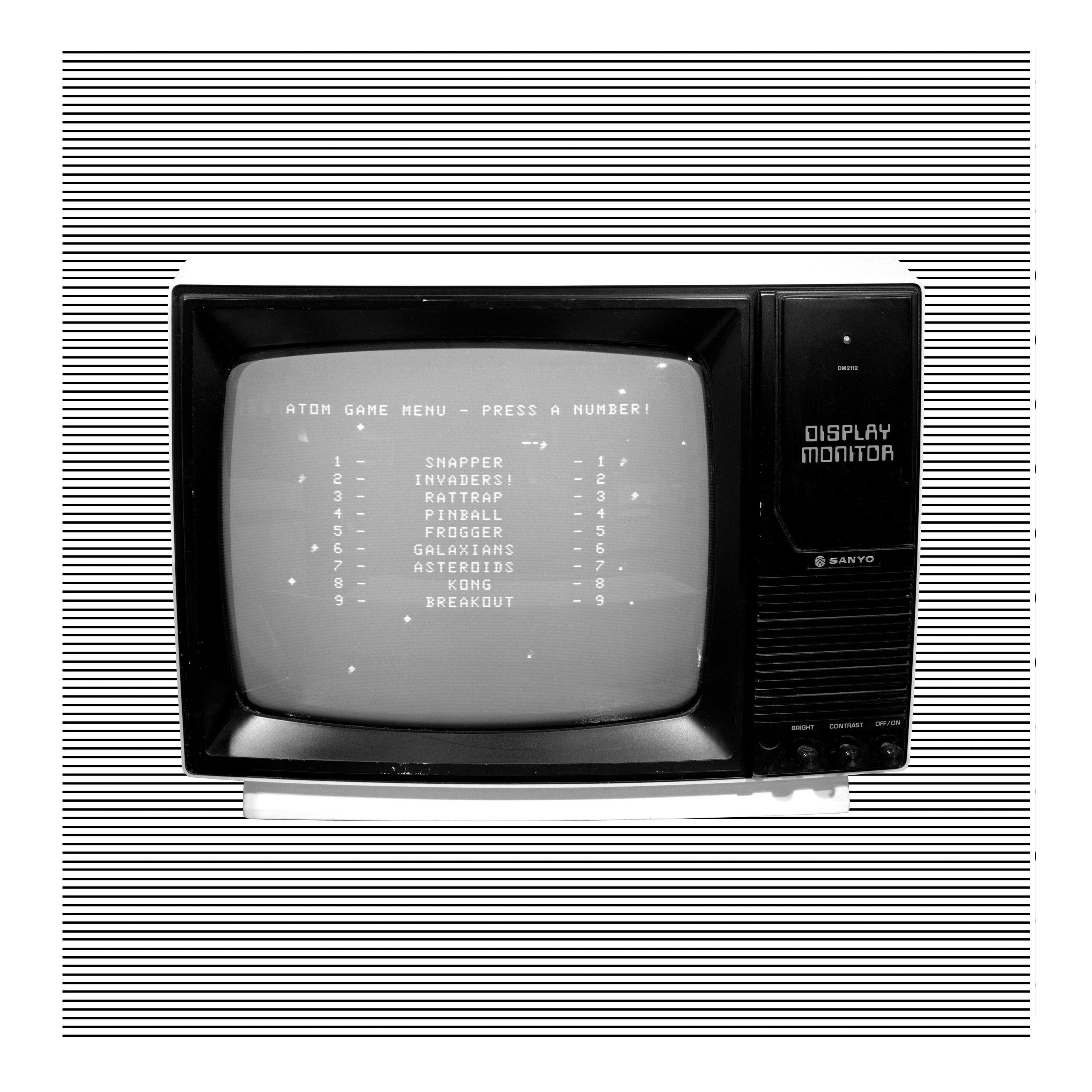 Contrast - Personal Computer Series - Black and White Graphic Photography 2
