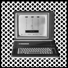 I Give UP! - Personal Computer Series - Black & White Graphic Photography