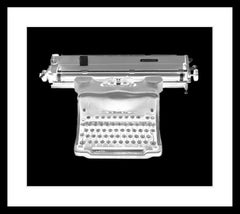 Orthochromatic Negative - Small Print Black & White Photography of a Typewriter