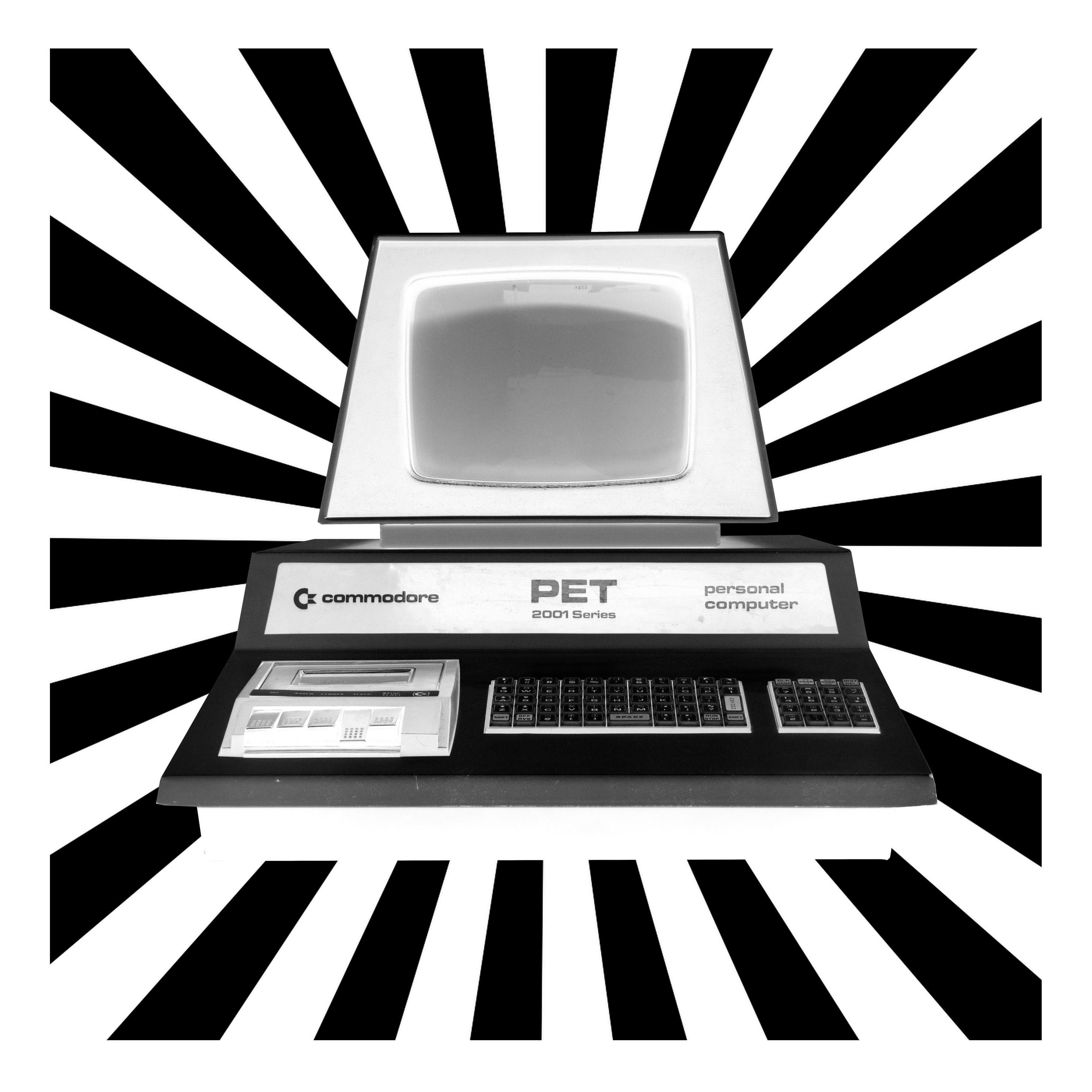 Space - Personal Computer Series - Black & White Graphic Photography 1