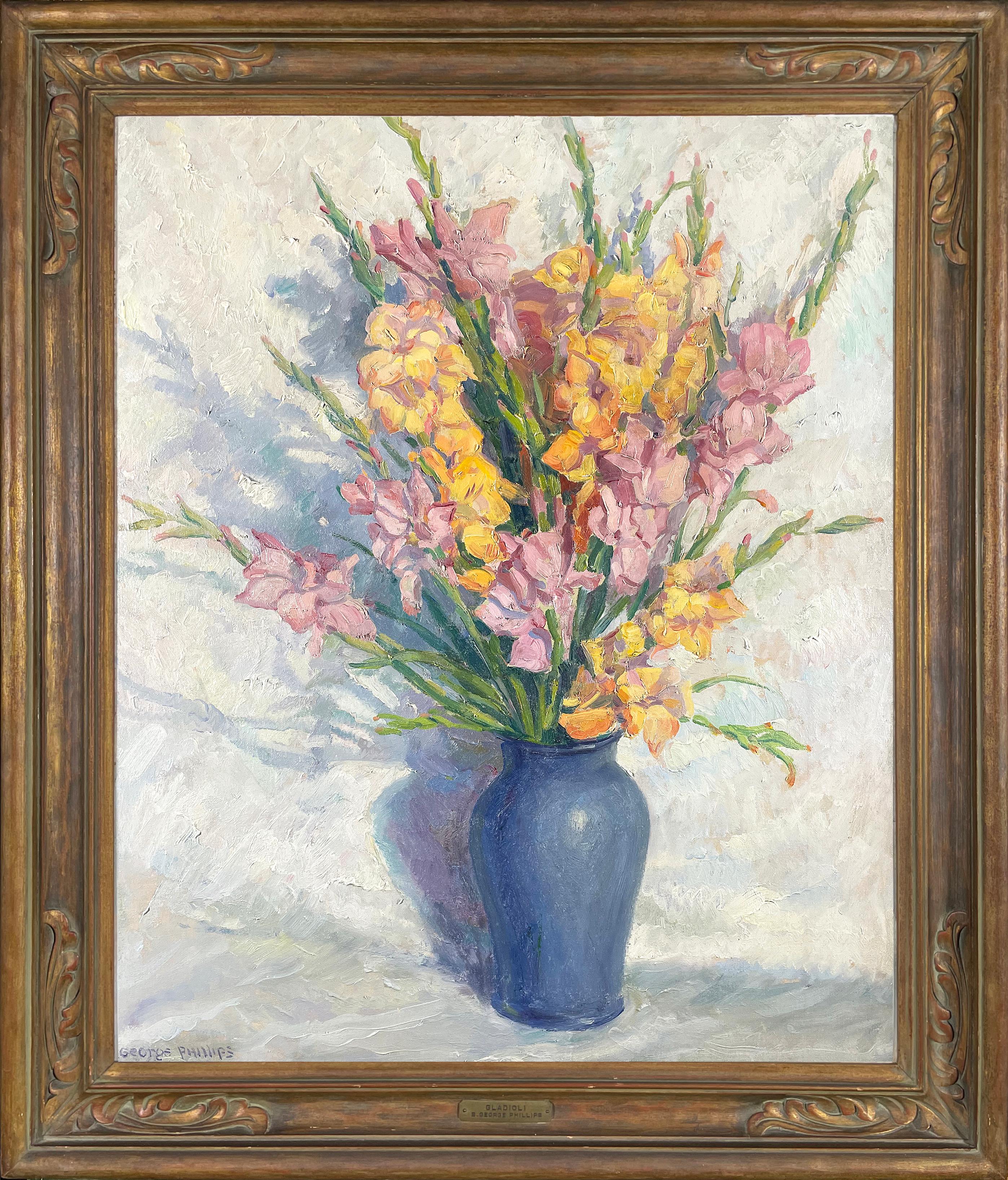 Gladioli - Painting by Samuel George Phillips