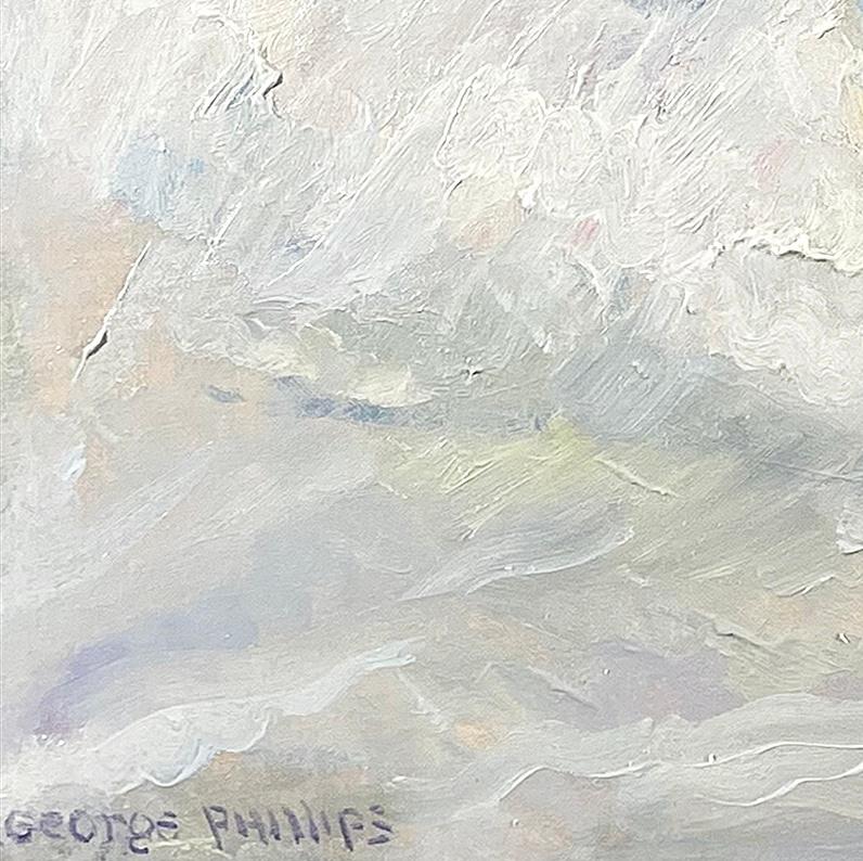 Gladioli - American Impressionist Painting by Samuel George Phillips