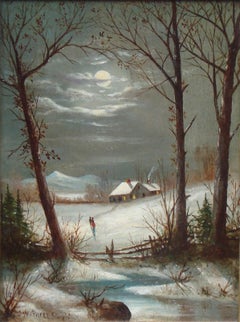 Antique [Mount Washington Winter Scene]