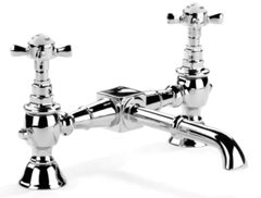 Samuel Heath Chrome-Plated Antique Vanity Mixer Faucet, Birmingham, England, UK