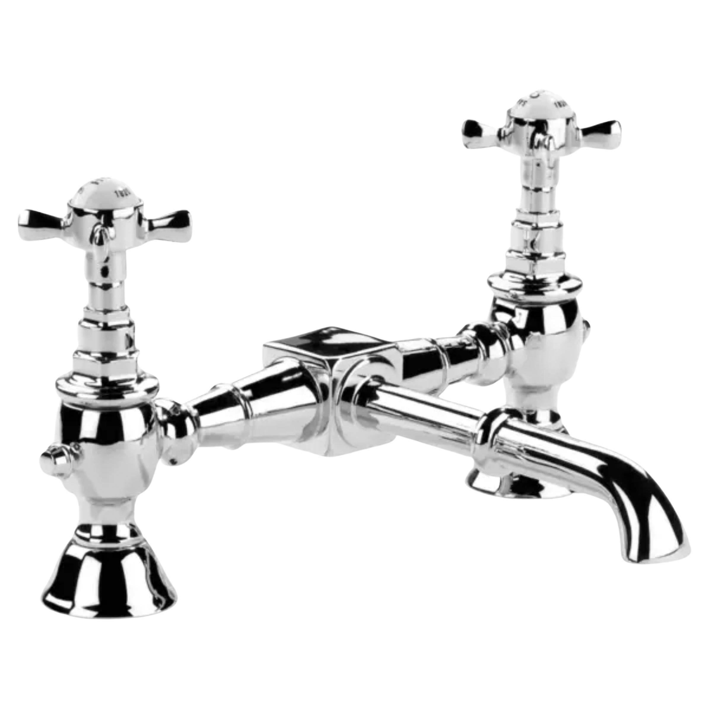 Samuel Heath Chrome-Plated Antique Vanity Mixer Faucet, Birmingham, England, UK