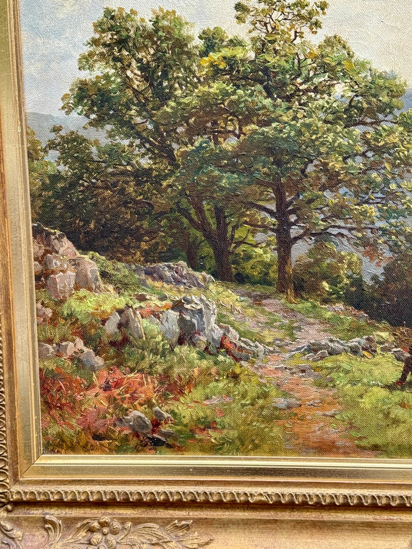 Samuel Henry Baker (British, 1824–1909)
Ullswater from Gowbarrow Park, Cumberland, late 19th century
Oil on canvas

In this sweeping view of Ullswater, nestled in the heart of the Lake District, Samuel Henry Baker renders the timeless beauty of the