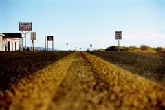 Bruno's Motel, Samuel Hicks - Contemporary Photography, Landscape, Horizon