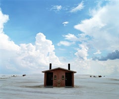 Hut, White Sands, New Mexico, Samuel Hicks – Landschaftsfotografie, Wolken, Himmel