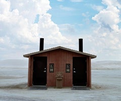 Hut, White Sands, New Mexico, Samuel Hicks - Landscape Photography, Clouds, Sky
