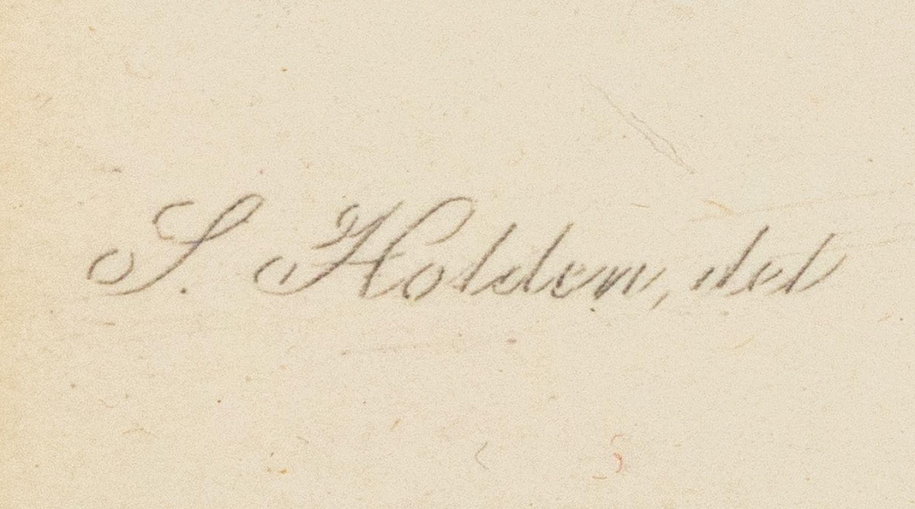Botanische handkolorierte Stiche, Paar (Beige), Print, von Samuel Holden