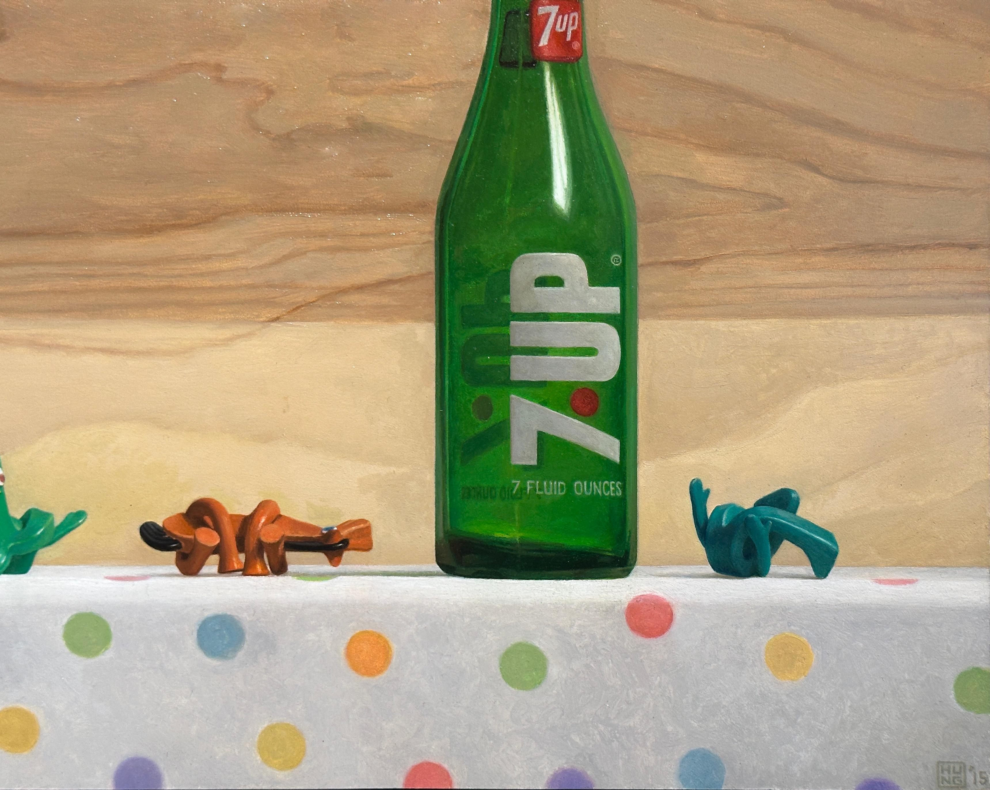 7-UP & PRETZELS - Hyperrealism / Realism / Contemporary Still Life / Gumby For Sale 1