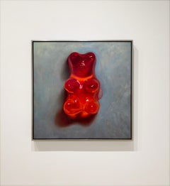 BIG BEAR (ROSSO) - Realismo / Bigli / Arte alimentare giocosa / Nostalgia