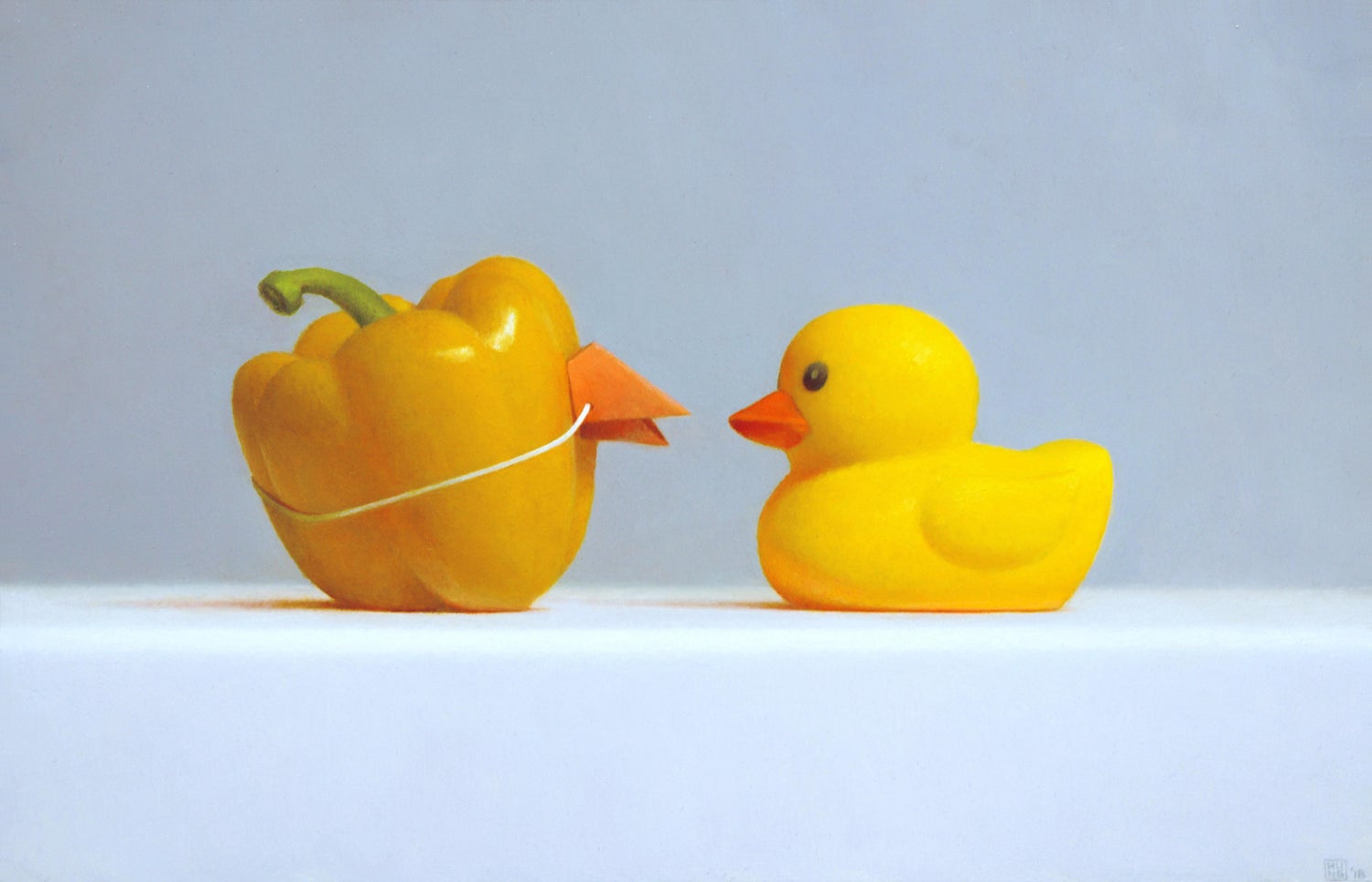 Samuel Hung - Imposters (Rubber Duck and Yellow Pepper) For Sale at 1stDibs