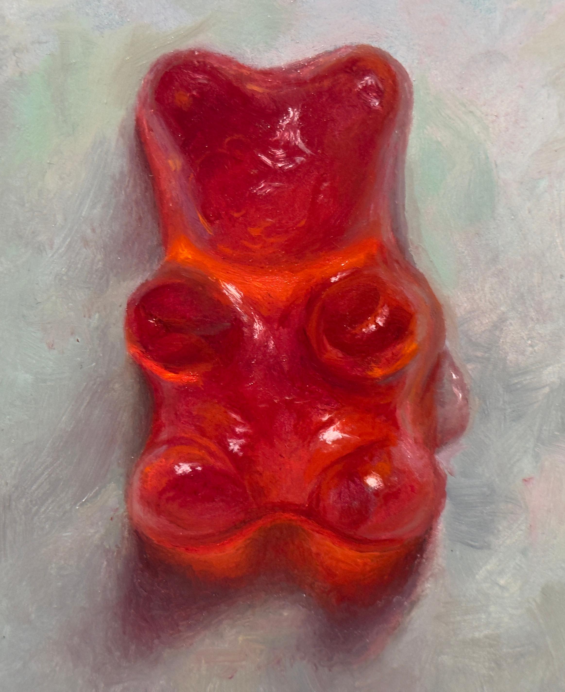 RED BEAR - Food / Gummy Candy / Contemporary Realism For Sale 1