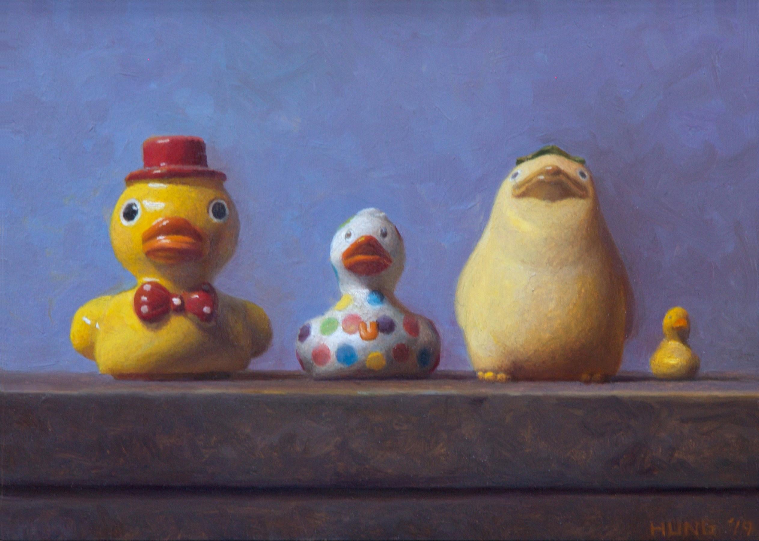 Samuel Hung Study For Ducks In A Row Hyper Realism Still Life