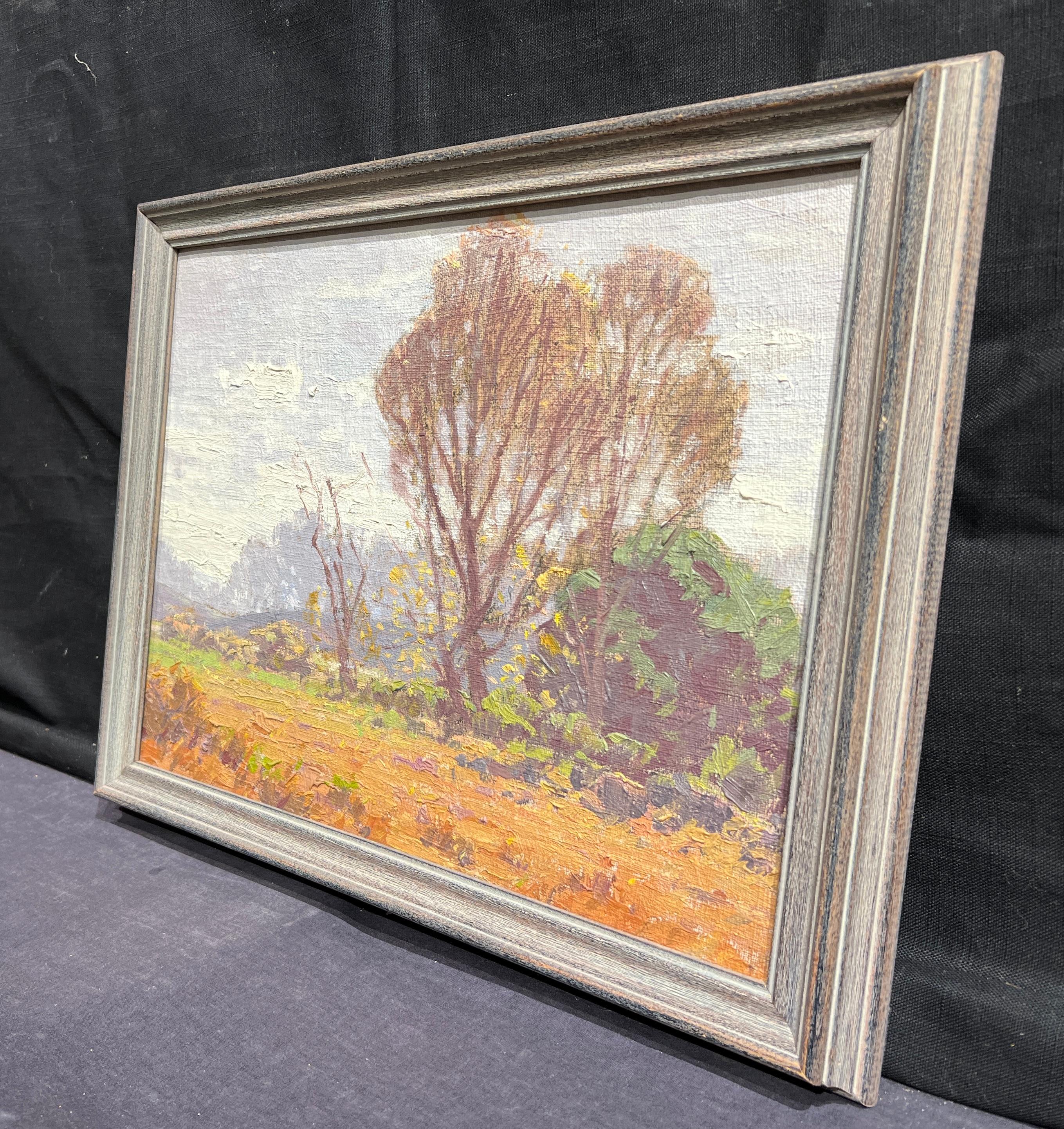 Herbst II (Braun), Landscape Painting, von Samuel Hyde Harris