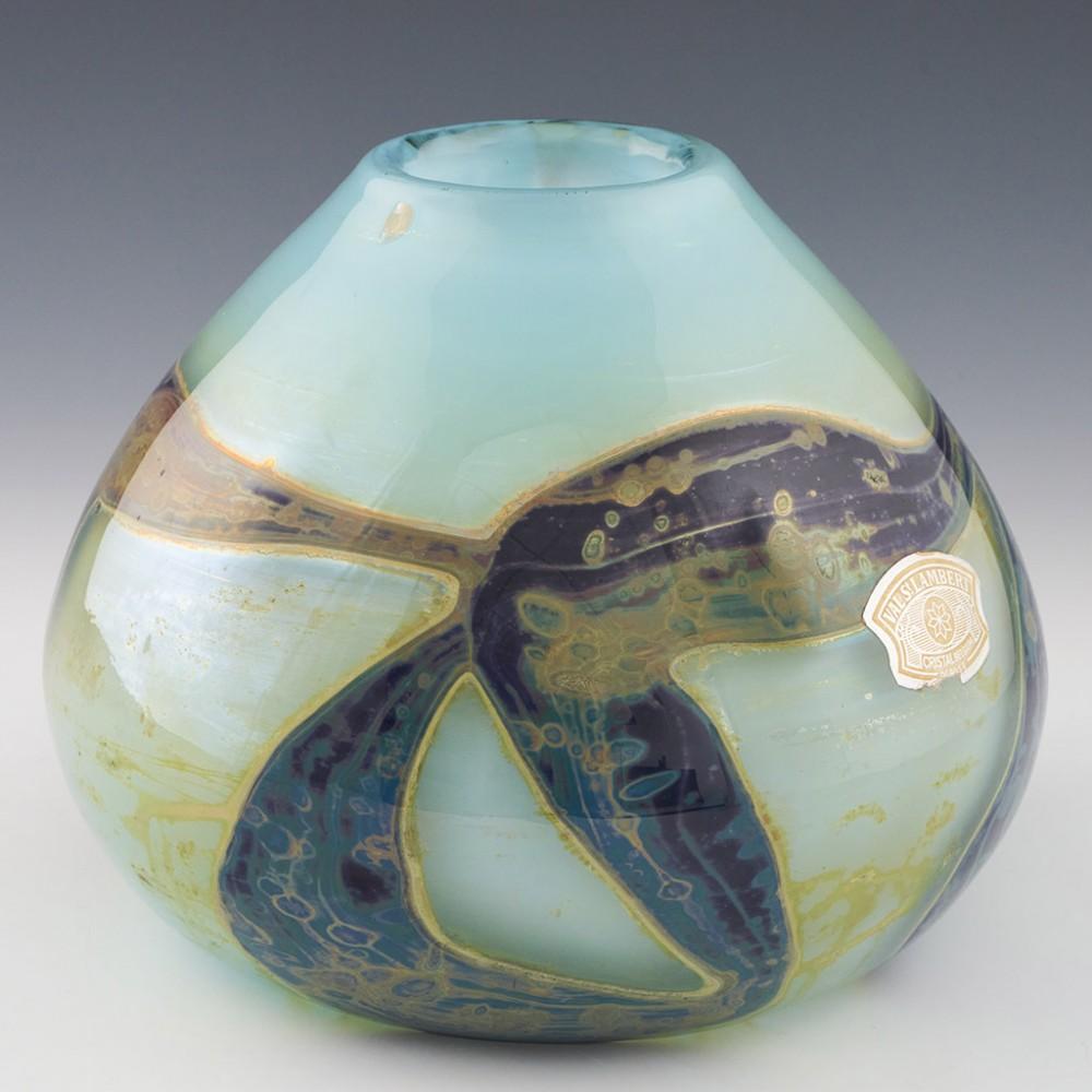 20th Century Samuel J Herman And Louis Leloup Vase for Val St Lambert, c1975