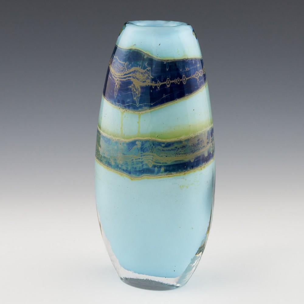 Belgian Samuel J Herman Designed Vase for Val St Lambert, C1975