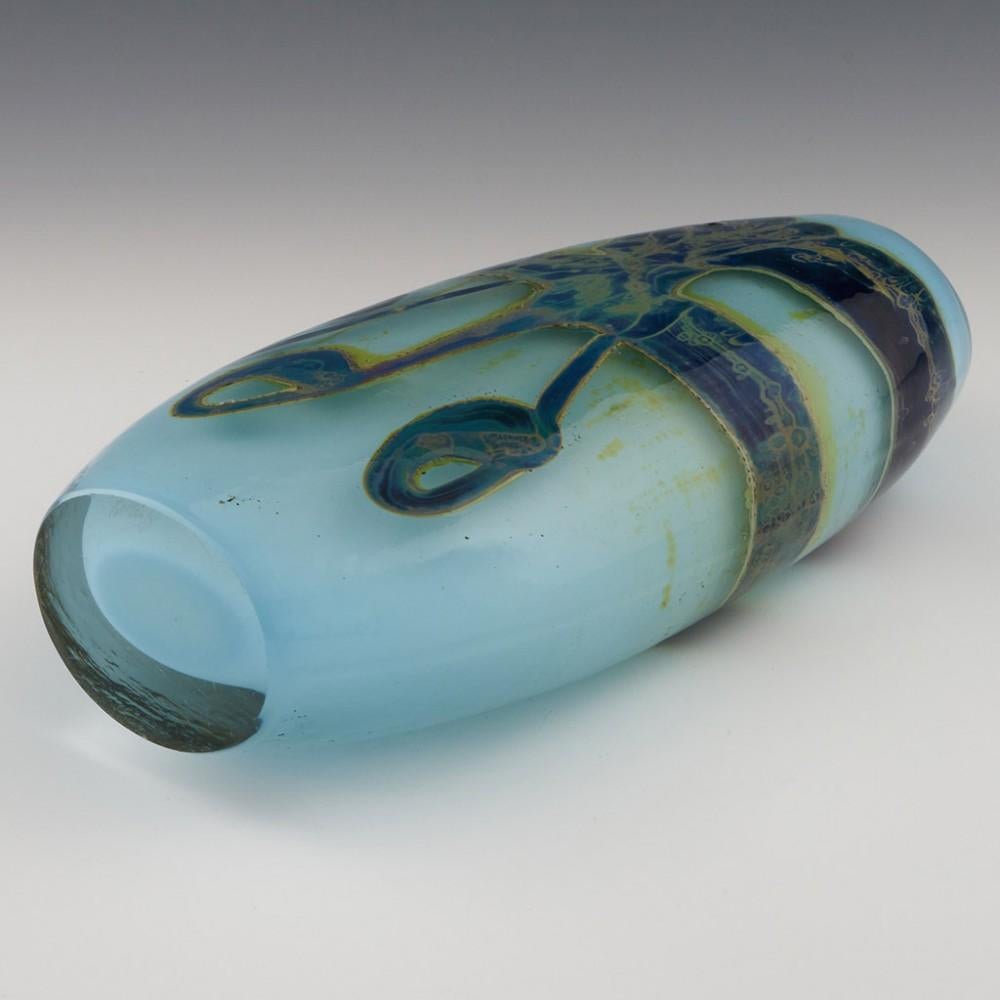 Glass Samuel J Herman Designed Vase for Val St Lambert, C1975