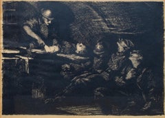 Samuel J. Woolf Antique Litho: First Aid Station at Seicheprey