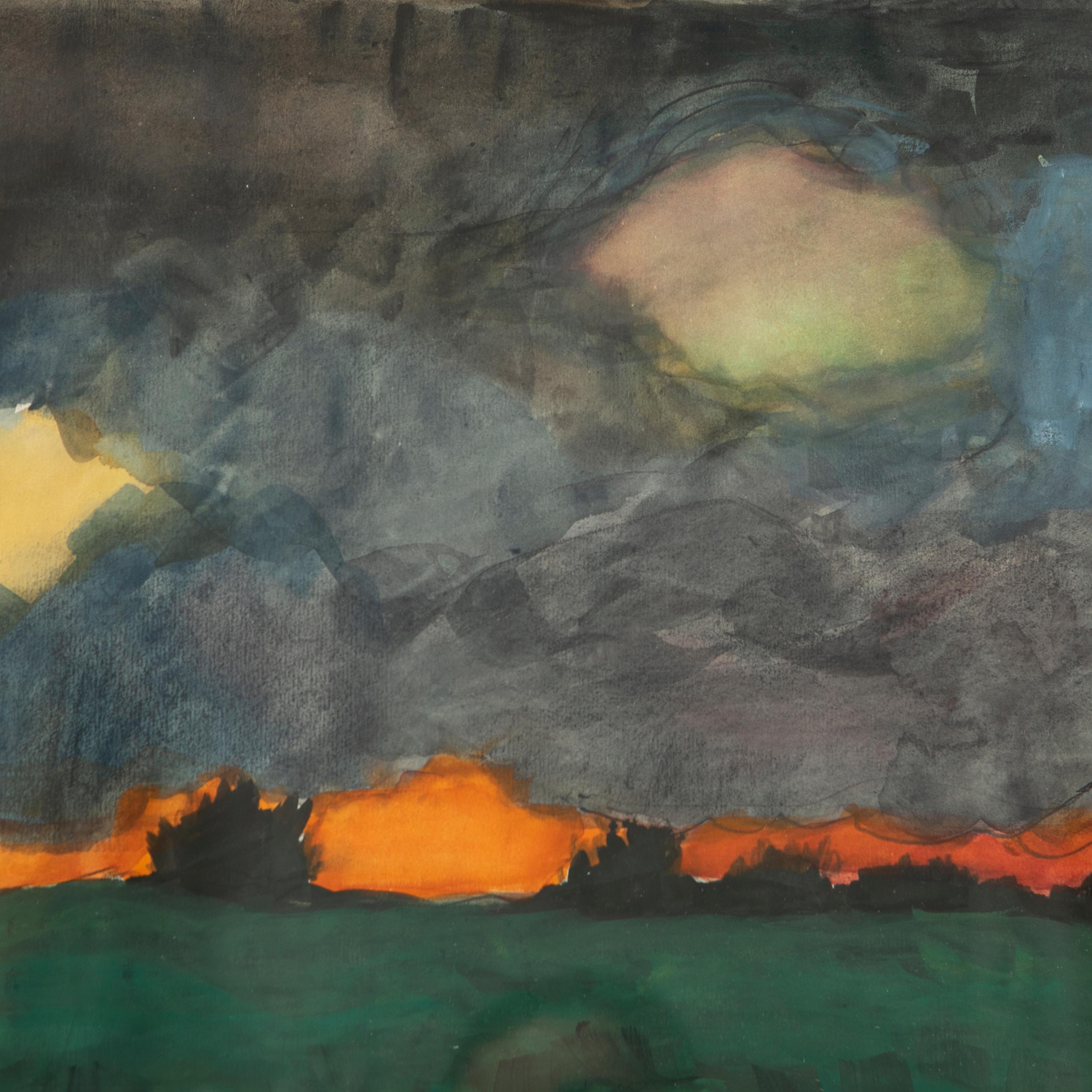 Samuel Joensen-Mikines Watercolor on Paper 