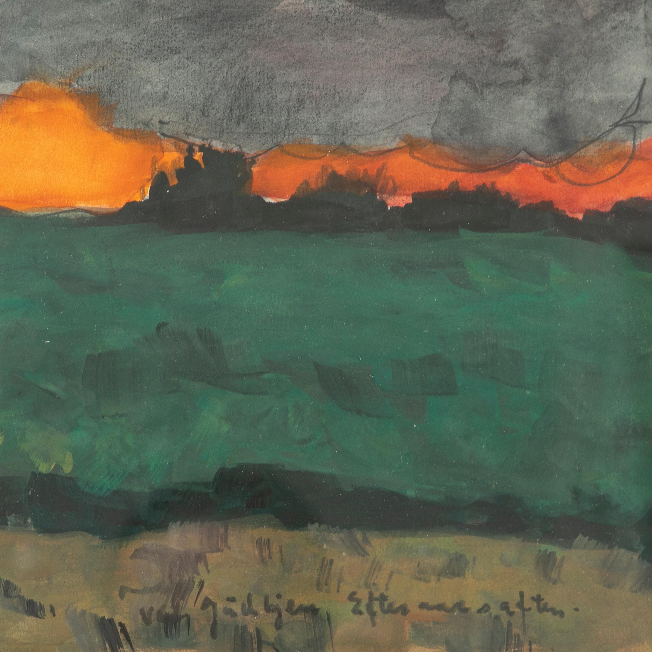 Samuel Joensen-Mikines Watercolor on Paper 