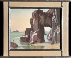 Sanctuary, Cliffs at St Just, Cornwall - newlyn school