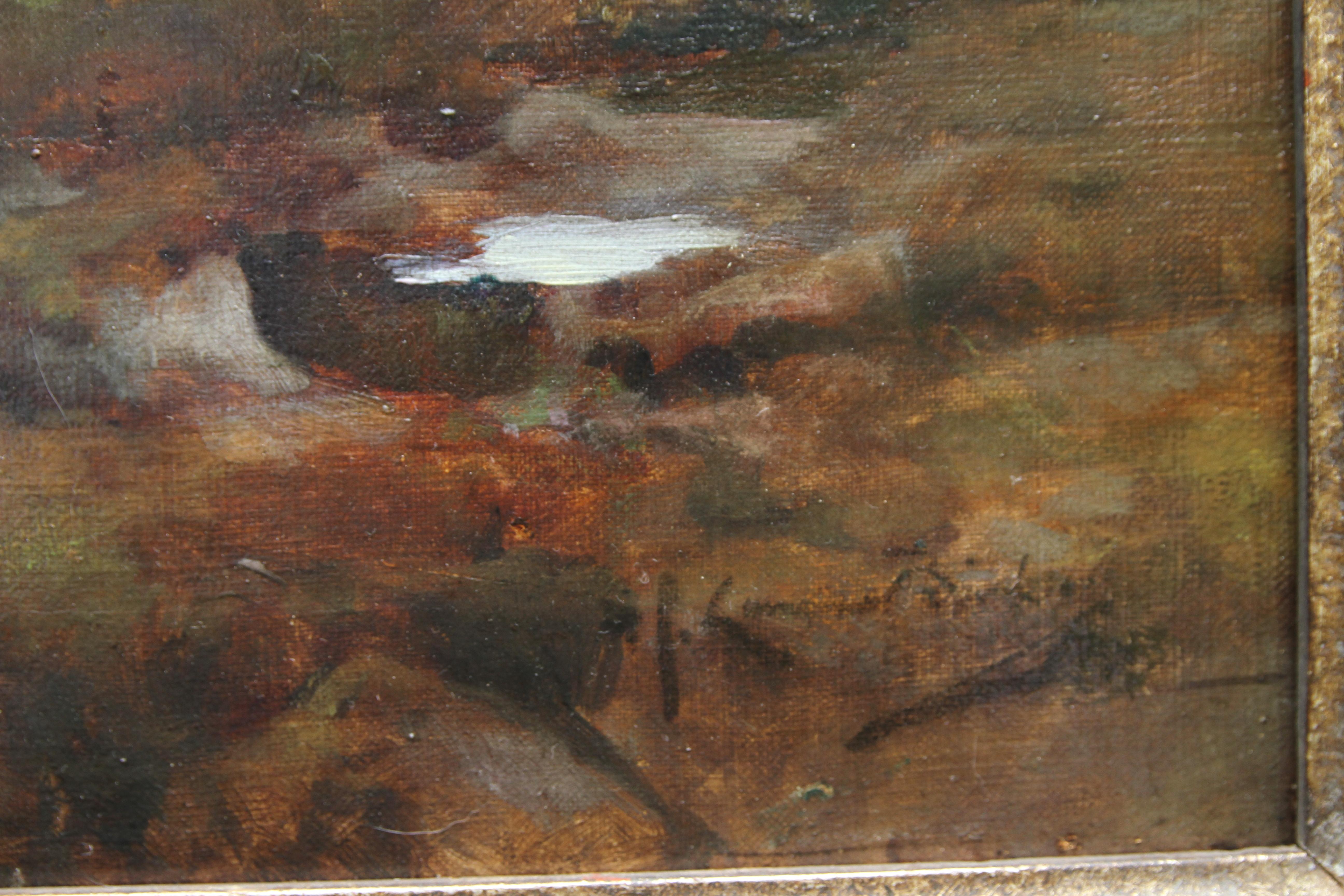 River Lune nr Lancaster - British 19thC Impressionist art landscape oil painting For Sale 4