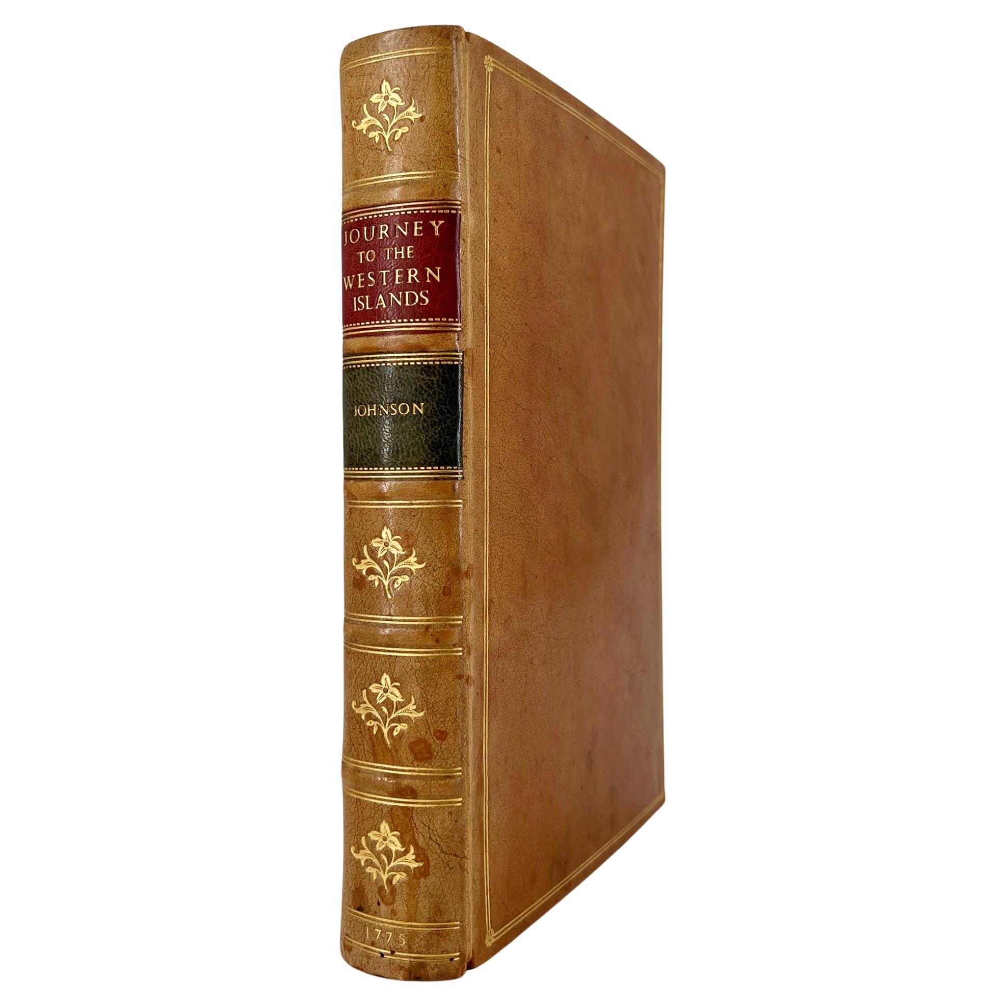 Samuel Johnson — A Journey to the Western Islands of Scotland For Sale
