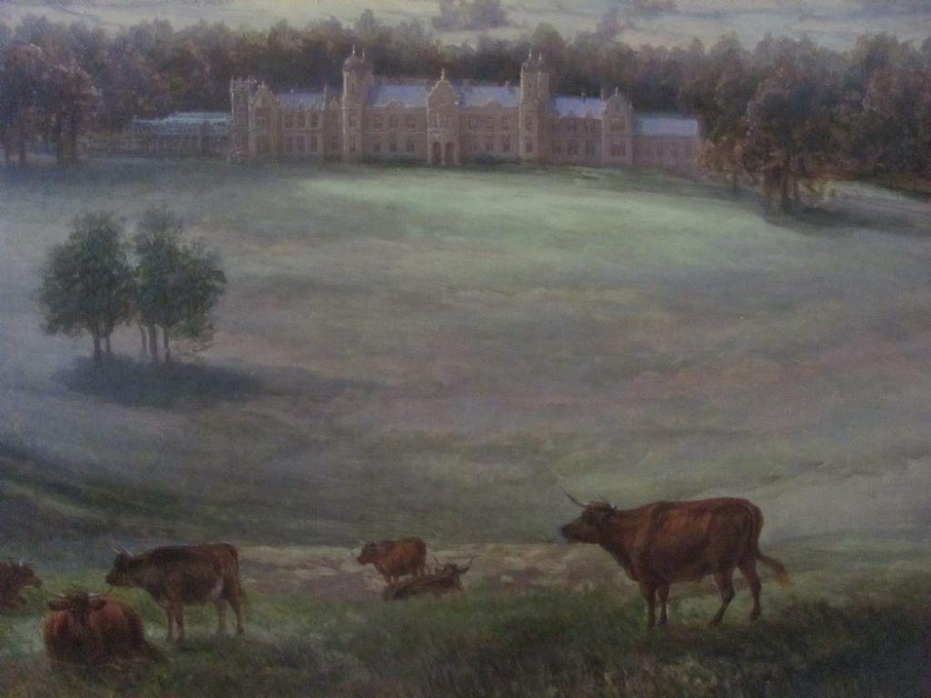 Botte de campagne Samuel Lawson du 19ème siècle, style victorien, paysage, vaches en vente 3