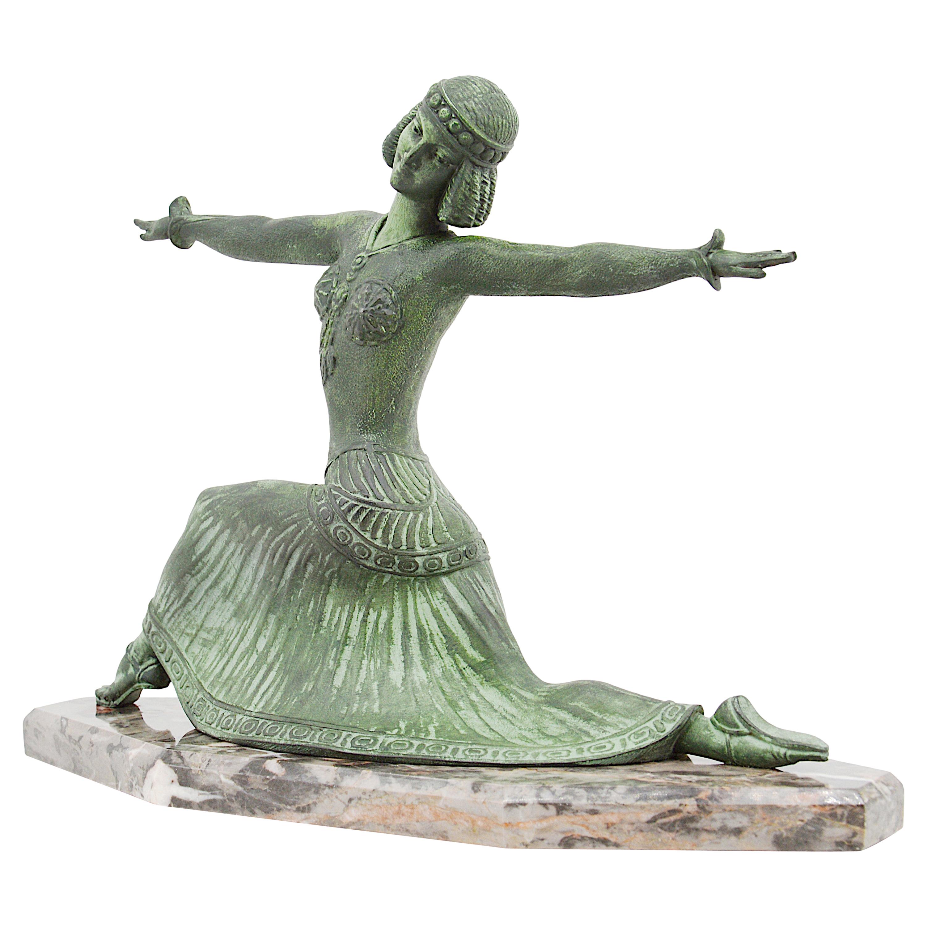 Robert Aitken, Forest Spirit, American Art Deco Bronze Sculpture, circa