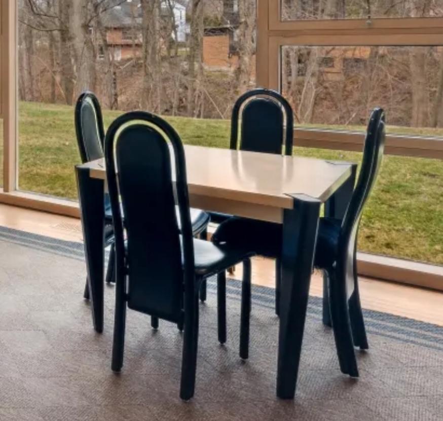 Samuel Marx Attributed Games Table From The Erhlich House, Highland Park, IL. For Sale 1
