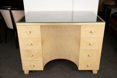 Samuel Marx Craquelaire Lacquer Console Vanity