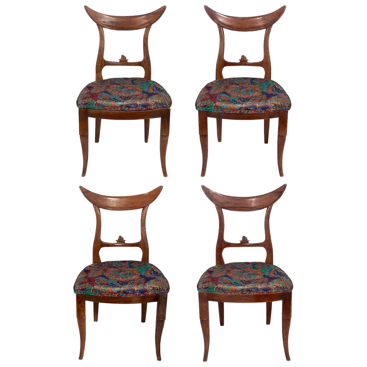 Sculptural Rattan Dining Chairs, Set of 6 at 1stDibs