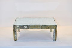 Samuel Marx Serpentine Mirrored Cocktail Table