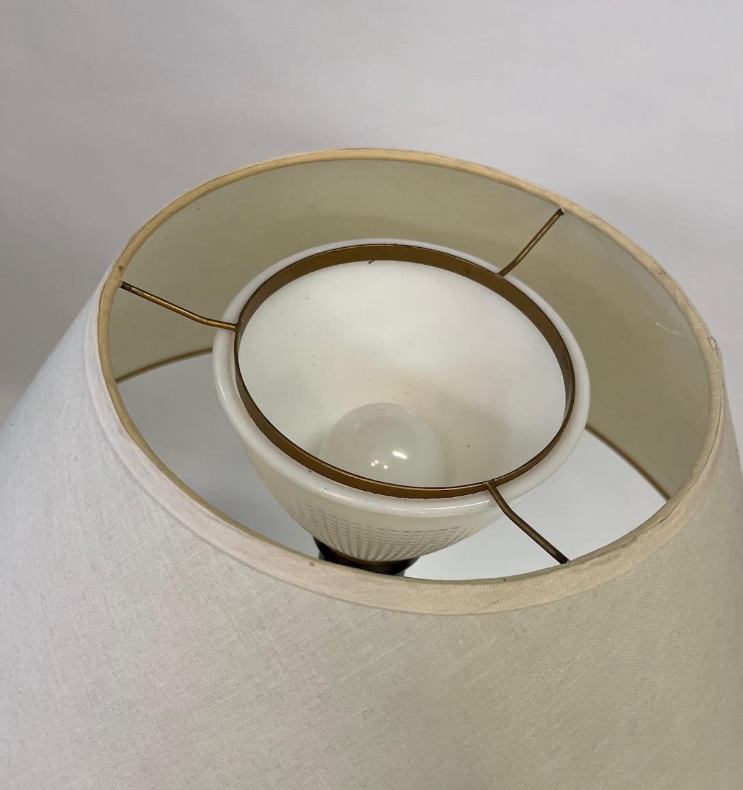 Samuel Marx Travertine Stone Table Lamp For Sale 2
