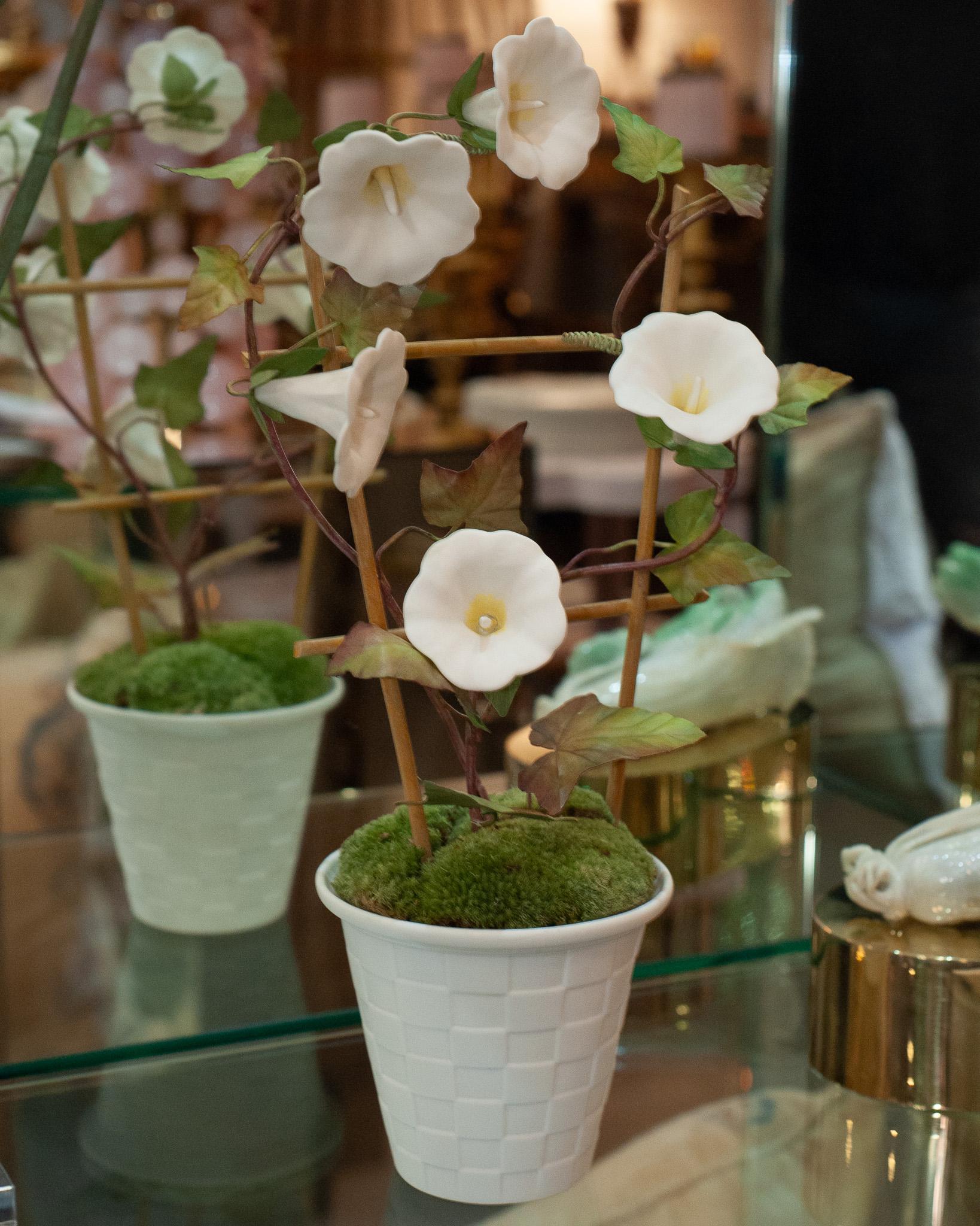 Enhance your table with these delicate porcelain flowers by French artist Samuel Mazy, exclusive to Maison Nurita in Canada. Mazy has been working as a ceramist for nearly 20 years in Paris. He sculpts porcelain flowers to create poetic floral