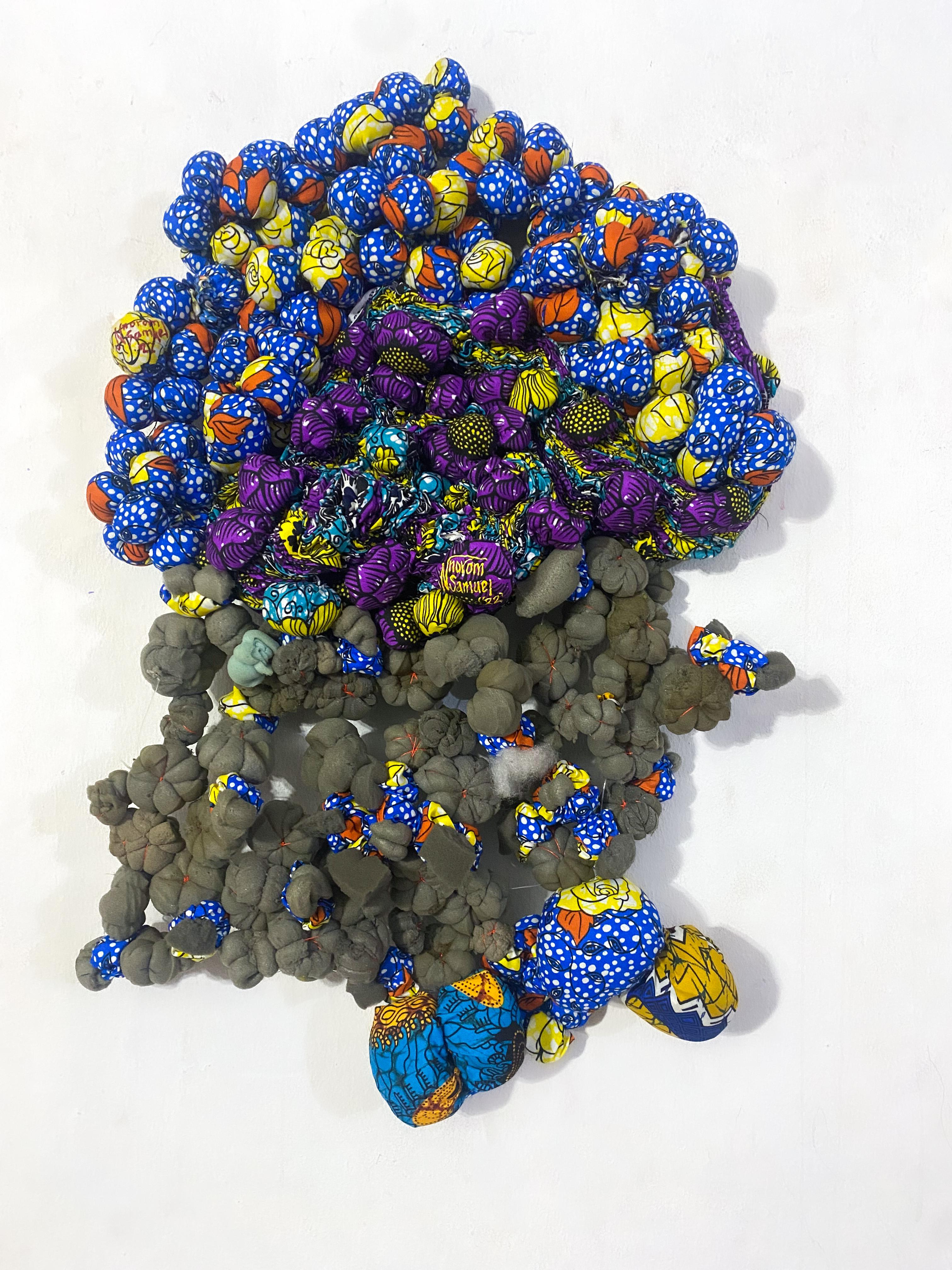 Samuel Nnorom Abstract Sculpture - If e like e Good or Bad