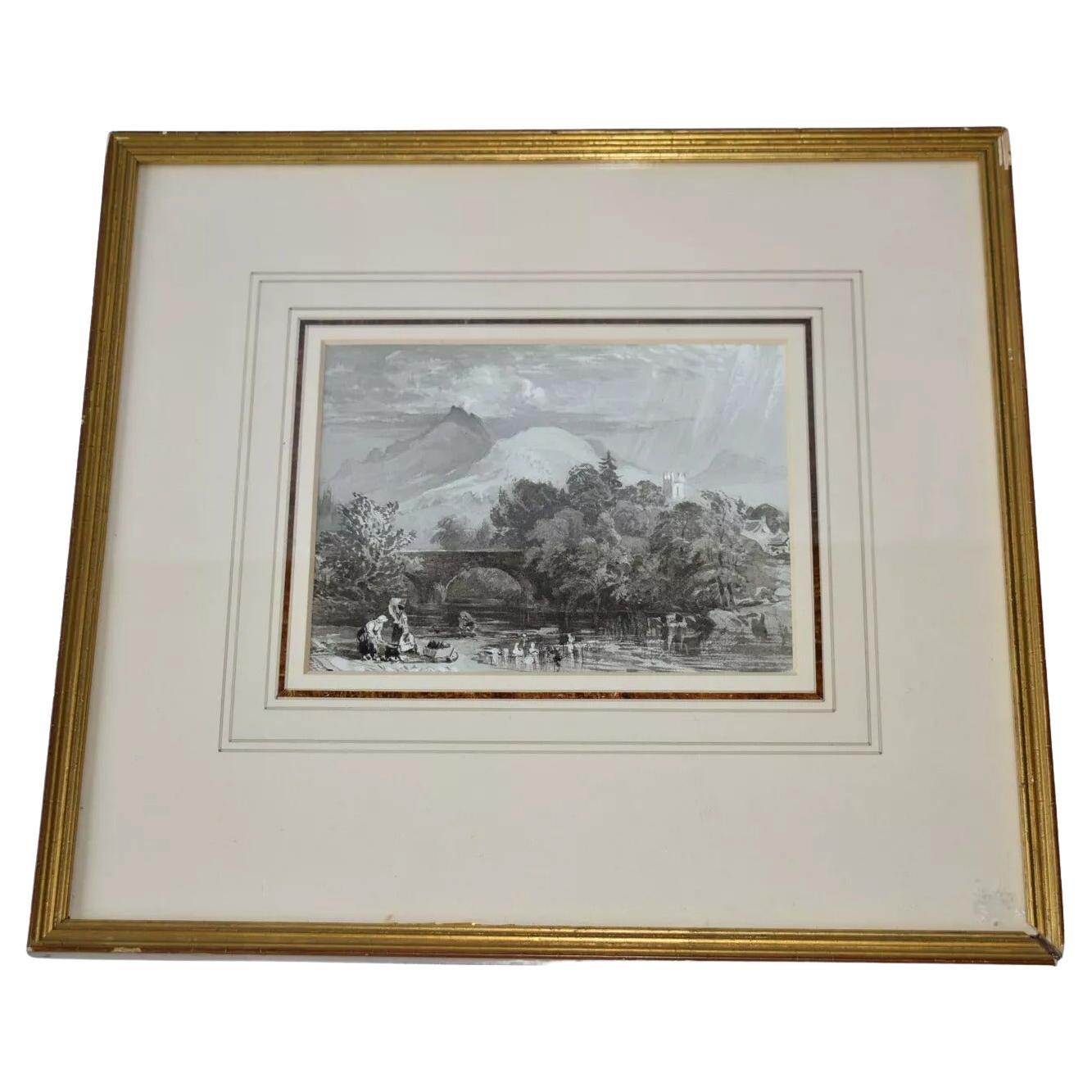 Samuel Palmer 1805-1881 Watercolour Painting