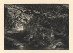 (after) Samuel Palmer - "The Brothers under the Vine"