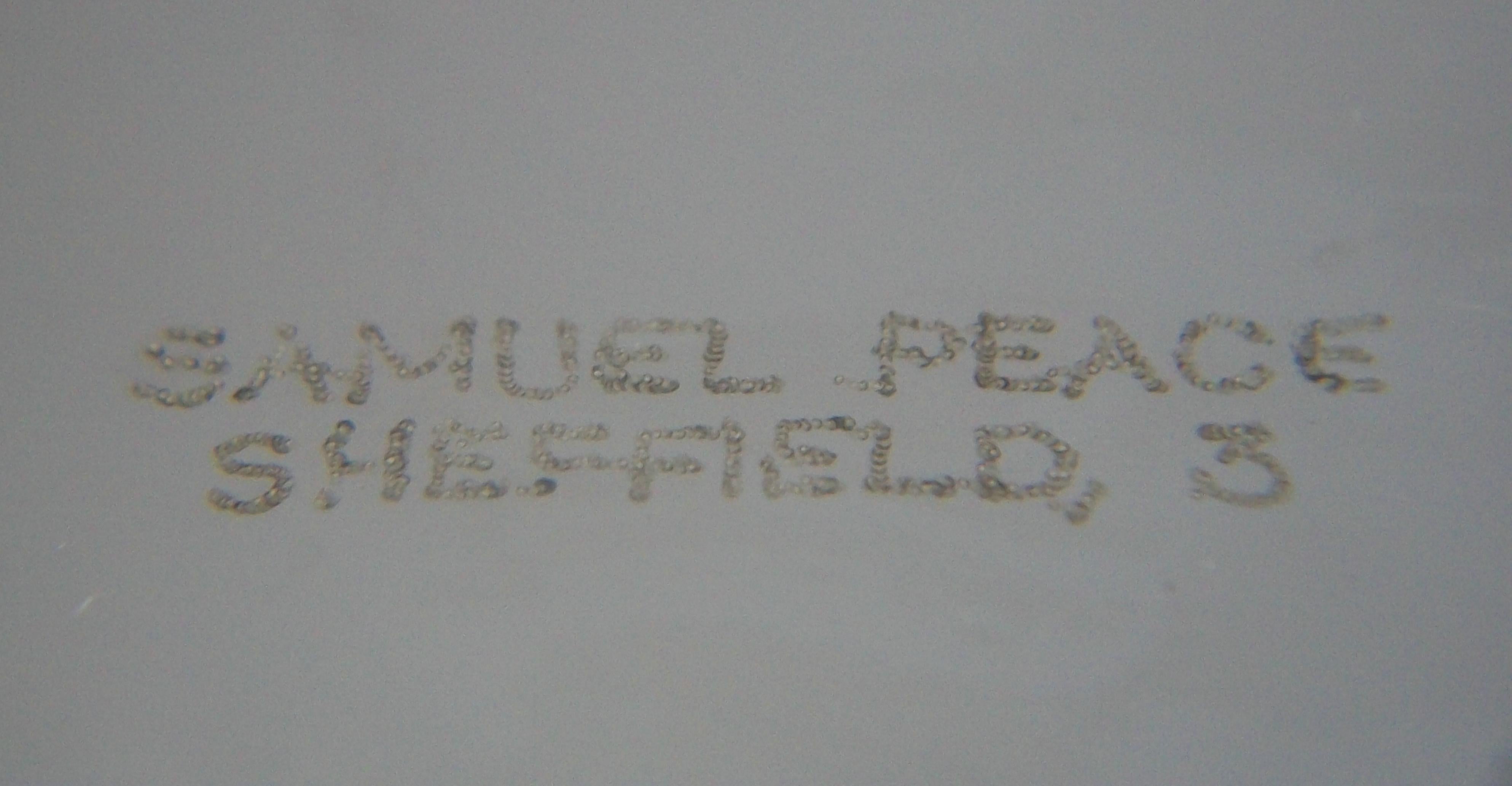 SAMUEL PEACE - Couteaux et fourchettes en métal argenté - UK - Début du 20ème siècle en vente 1