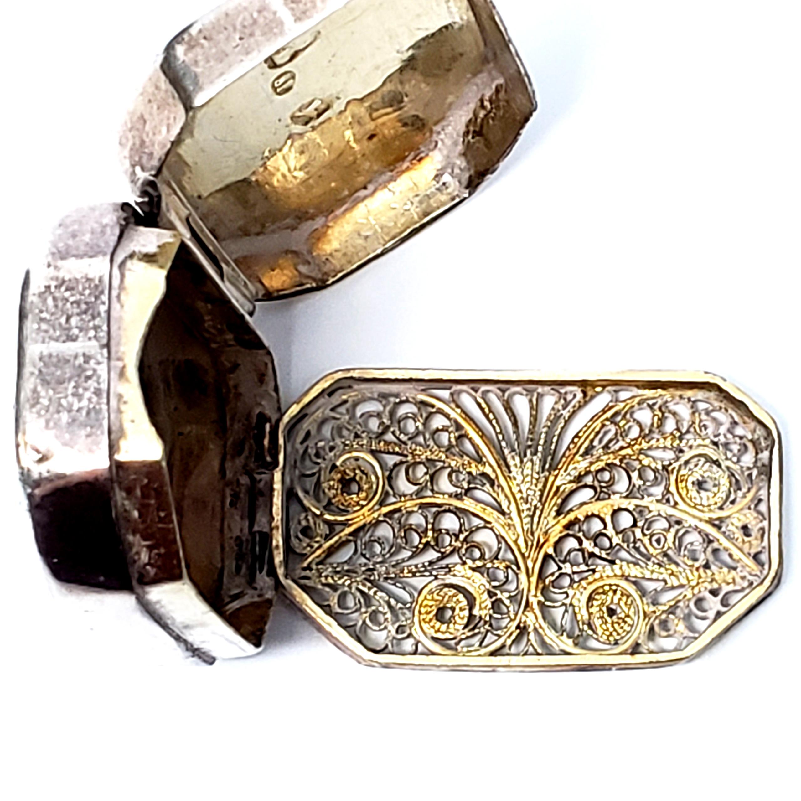 Samuel Pemberton English Sterling Silver Vinaigrette Box 3
